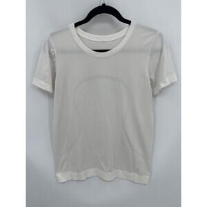 Lululemon Swiftly Tech Short-Sleeve Shirt in White Size Medium or 8